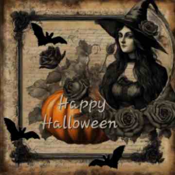 felice halloween vintage