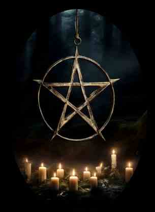 pentacle candles